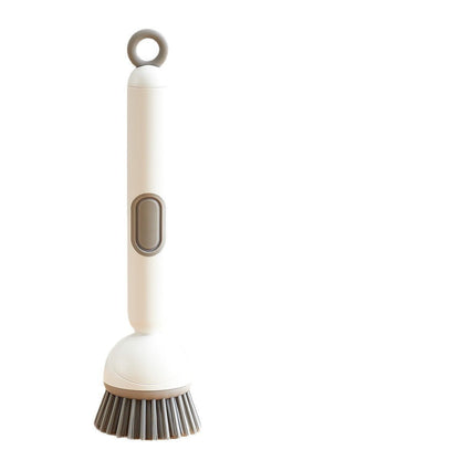 Long Handle Liquid Adding Rotating Wok Brush Kitchen Special Multifunction Cleaning Brush - Glemish Aura