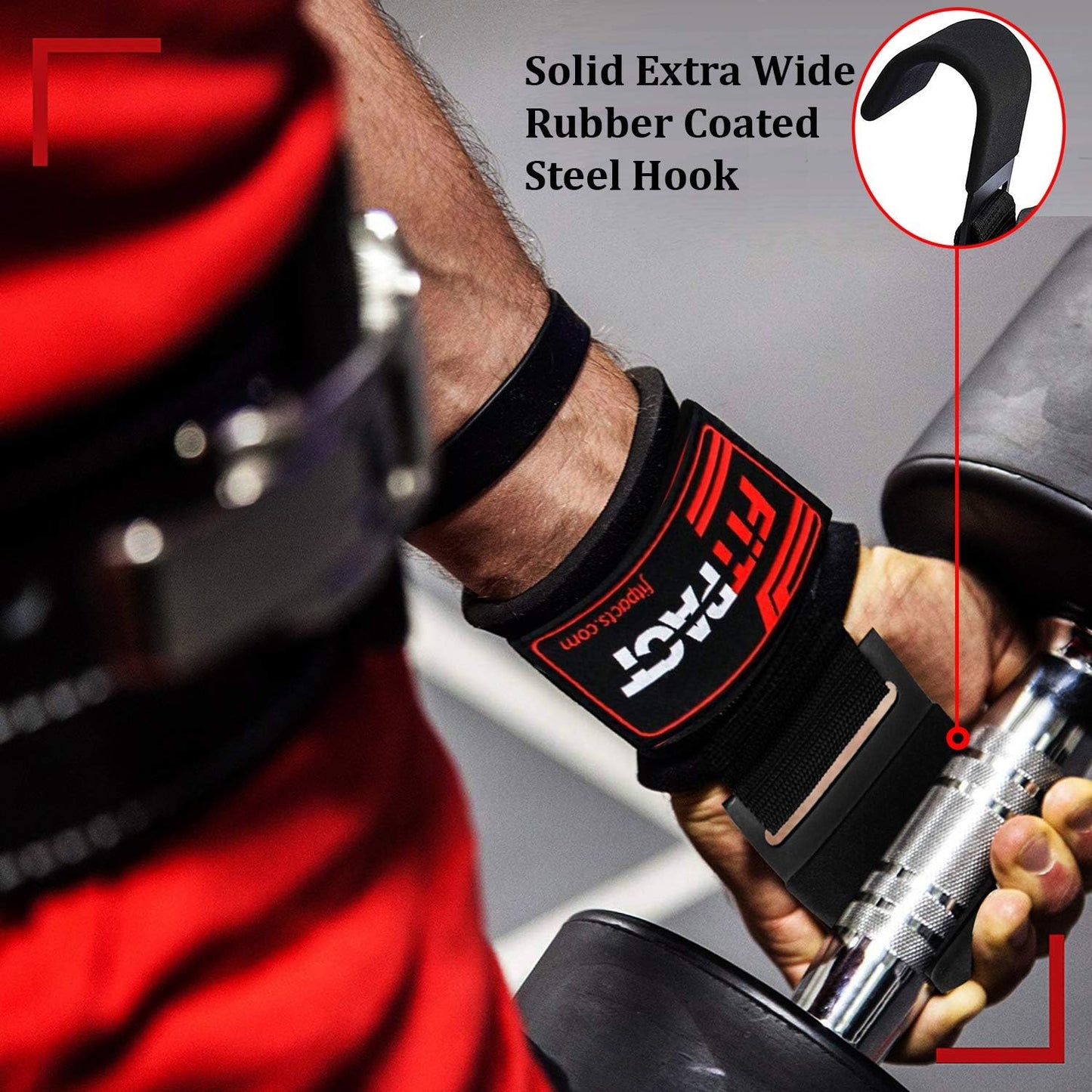 LORDEX - Fitness Lifting Hook Straps - Glemish Aura