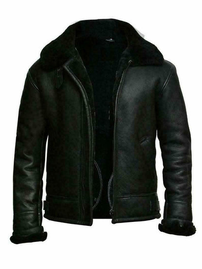 Fur One-Piece Long Sleeve Coat