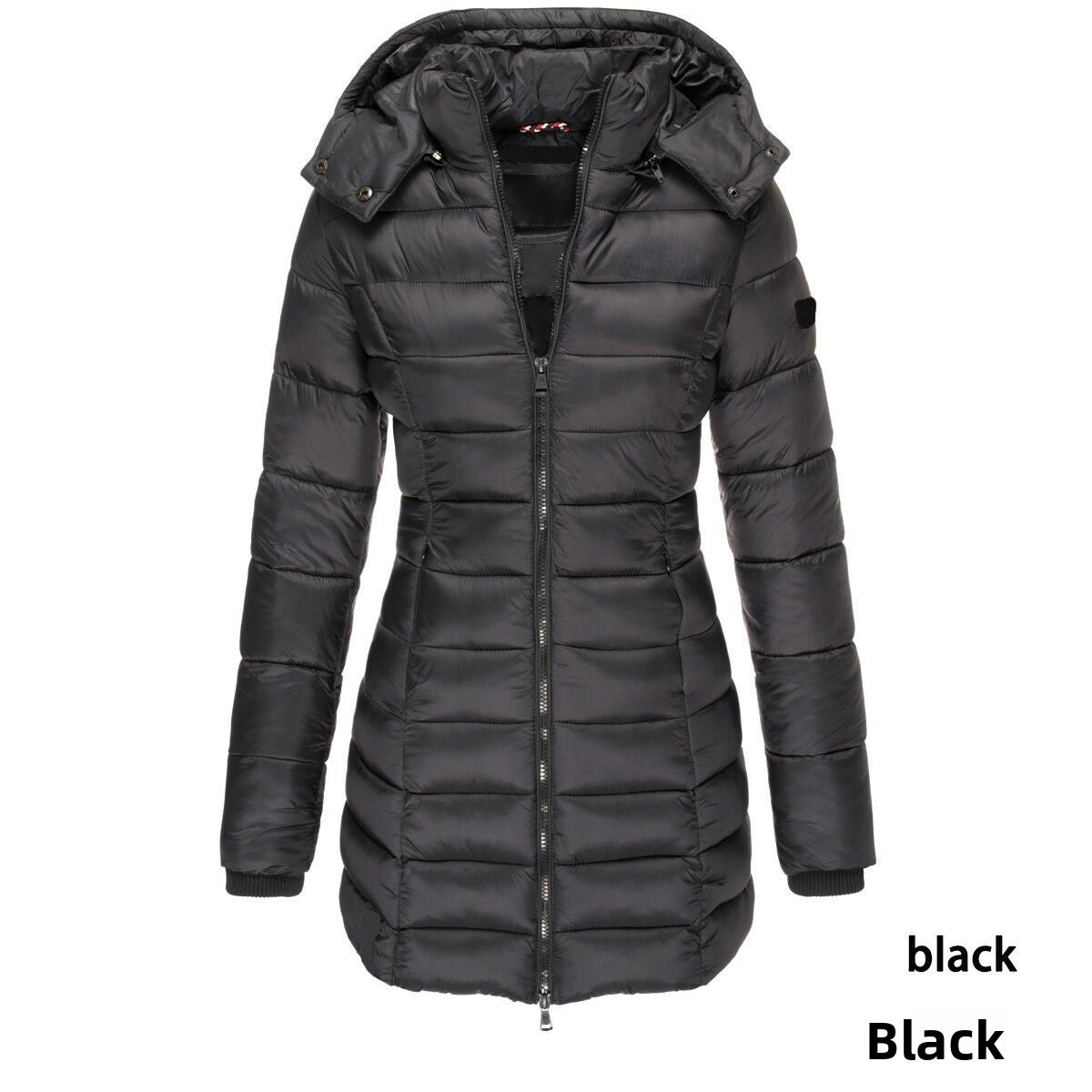 Women'S Middle-Length Cotton-Padded Jacket