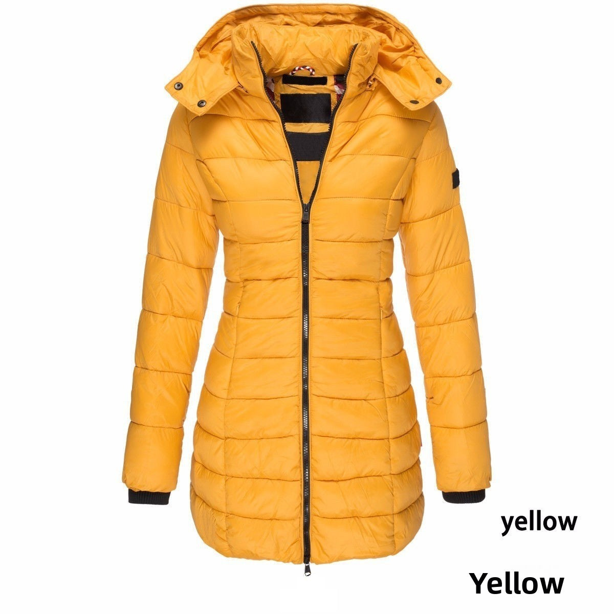 Women'S Middle-Length Cotton-Padded Jacket