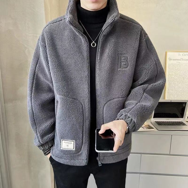 Men'S Lamb Cotton-Padded Coat