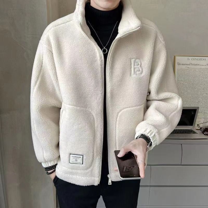 Men'S Lamb Cotton-Padded Coat