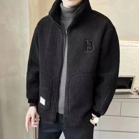 Men'S Lamb Cotton-Padded Coat