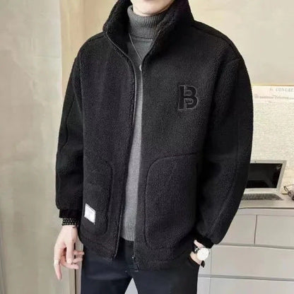 Men'S Lamb Cotton-Padded Coat