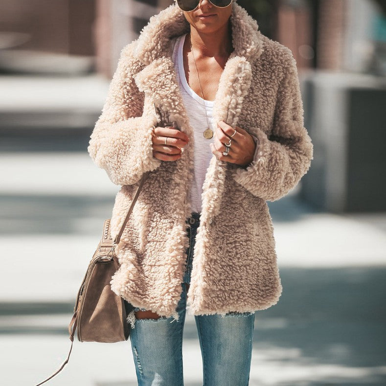 Plush Coat Cardigan