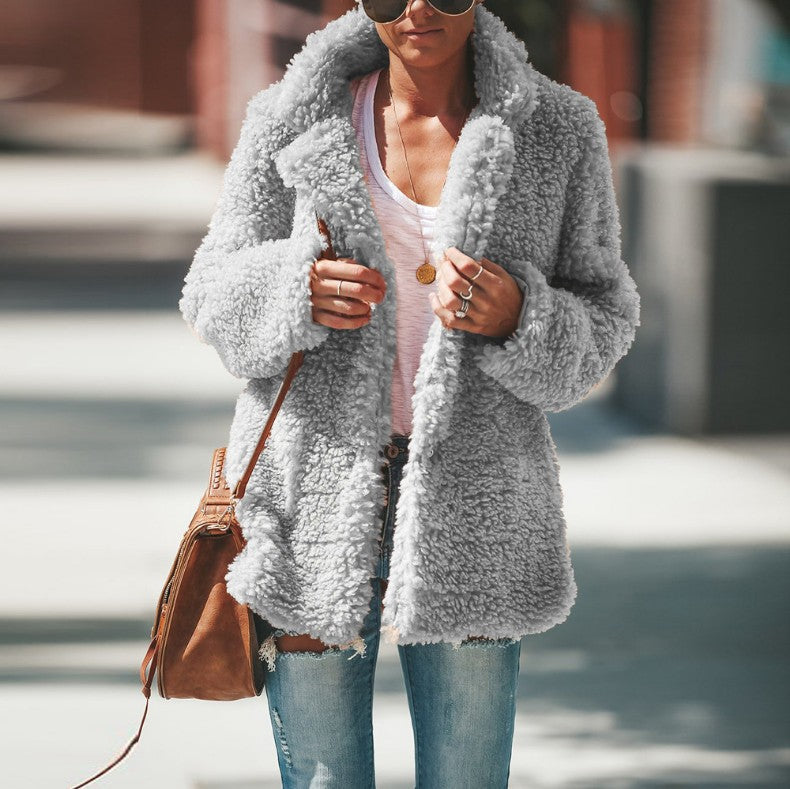 Plush Coat Cardigan