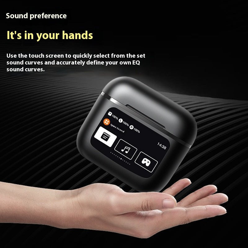 Touch Screen Wireless Noise Reduction In - ear Sports Game Bluetooth Headset - Glemish Aura