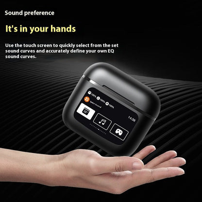 Touch Screen Wireless Noise Reduction In - ear Sports Game Bluetooth Headset - Glemish Aura