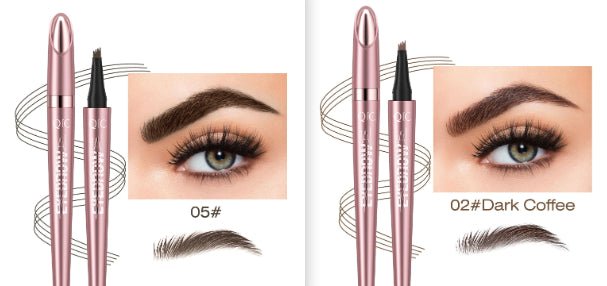 Waterproof And Smooth Not Smudge Four - fork Liquid Eyebrow Pencil - Glemish Aura