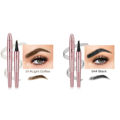 Waterproof And Smooth Not Smudge Four - fork Liquid Eyebrow Pencil - Glemish Aura