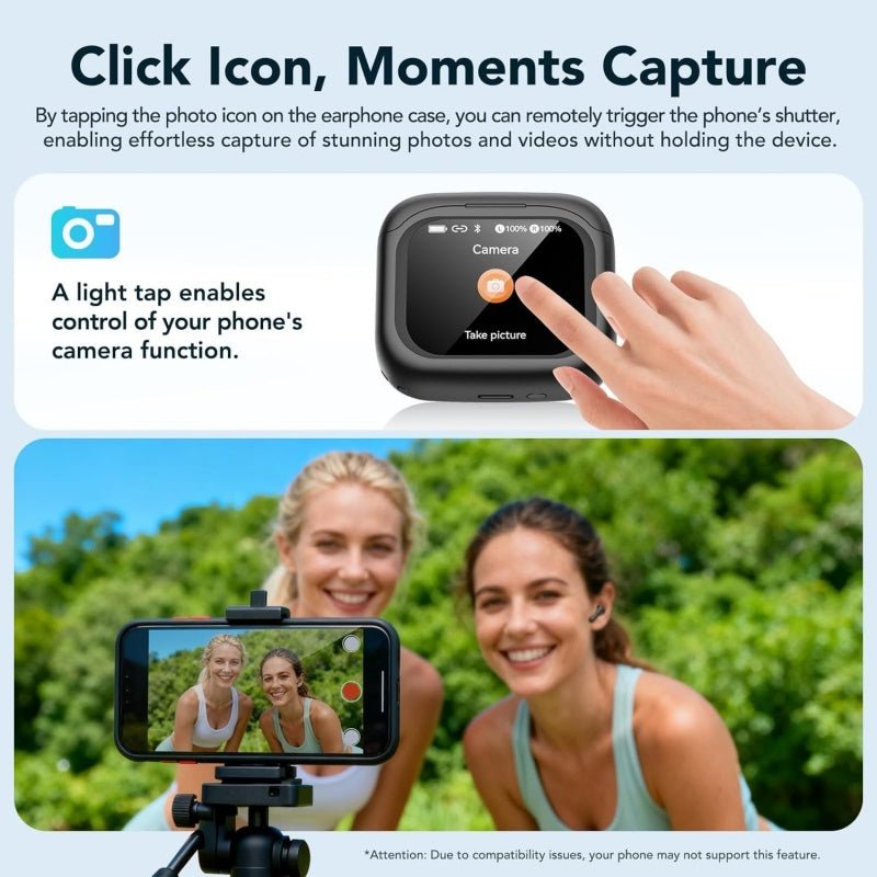 Wireless BT AI Translation Earbuds 144 - Language Real - time Translation Headphones - Glemish Aura